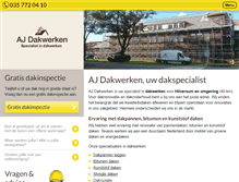 Tablet Screenshot of ajdakwerken.nl